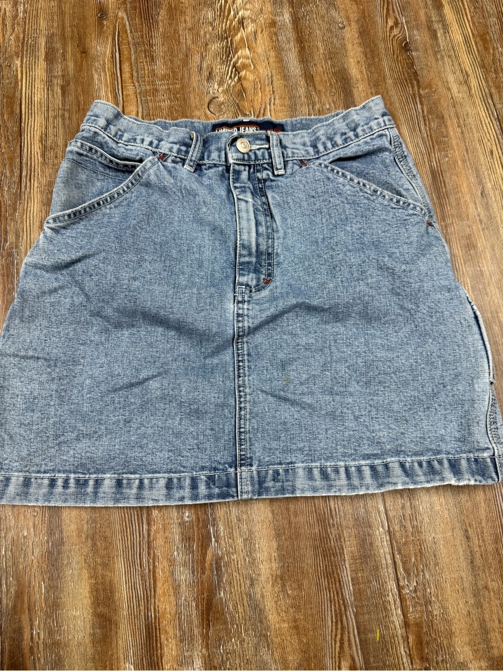 Vintage 90s Limited denim mini skirt